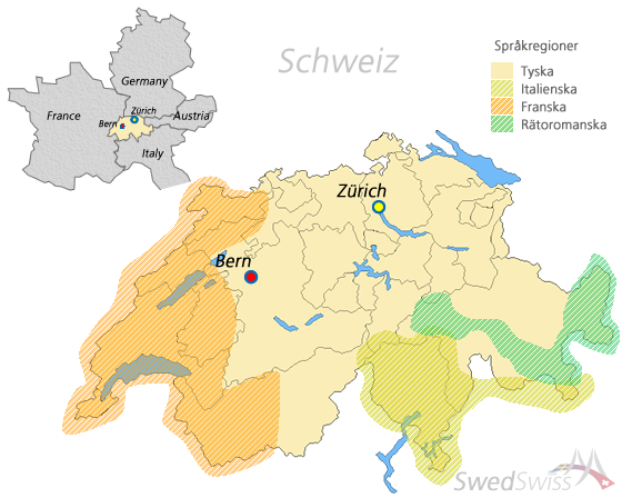 Vilket språk pratar man i schweiz